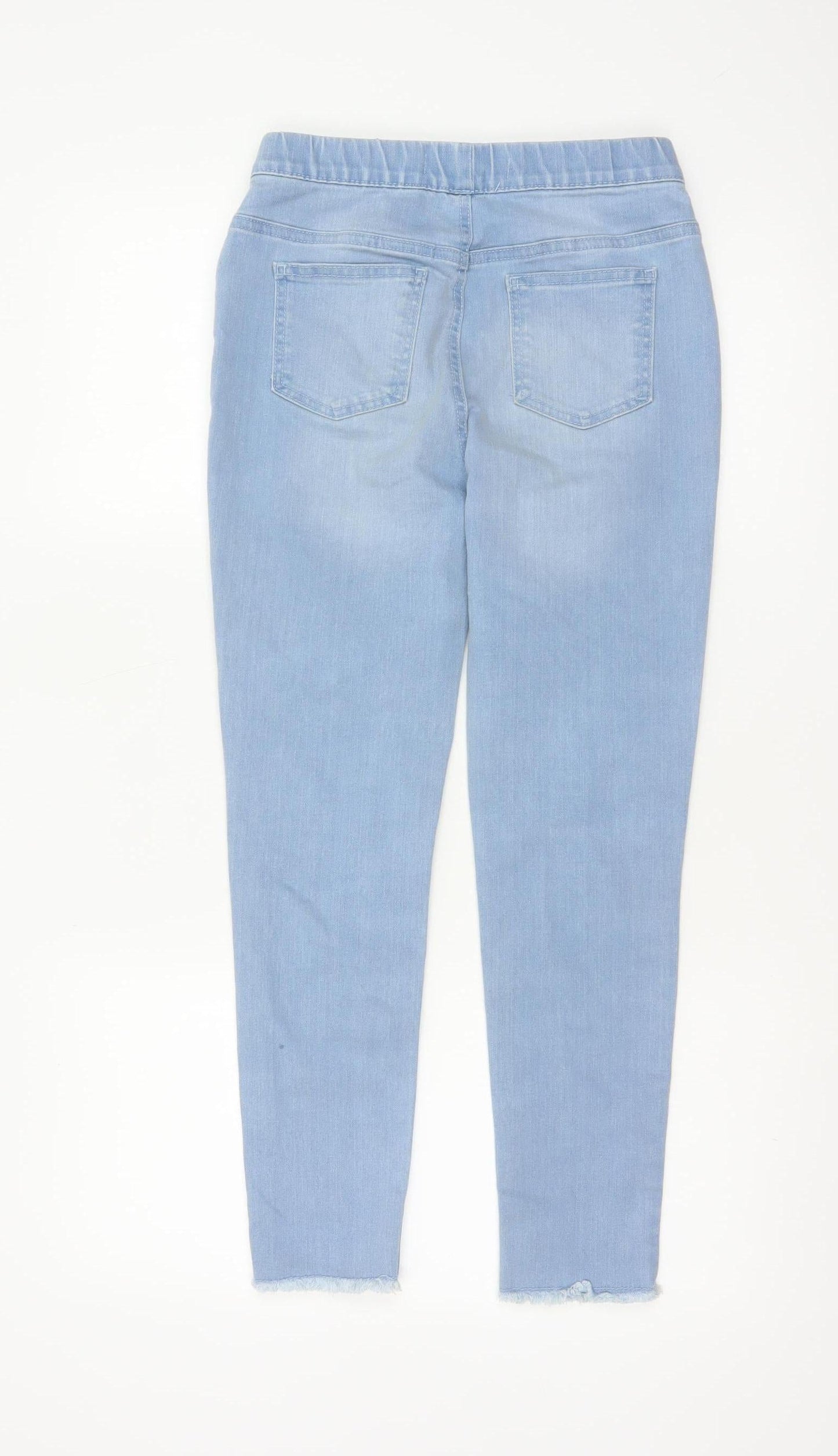 Denim Co Girls Blue Jegging Jeans 11-12 Years 152cm Stretch Ripped