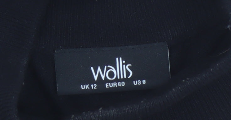 Wallis Women’s Multicoloured UK 12 Colour Block Mock Neck Jumper