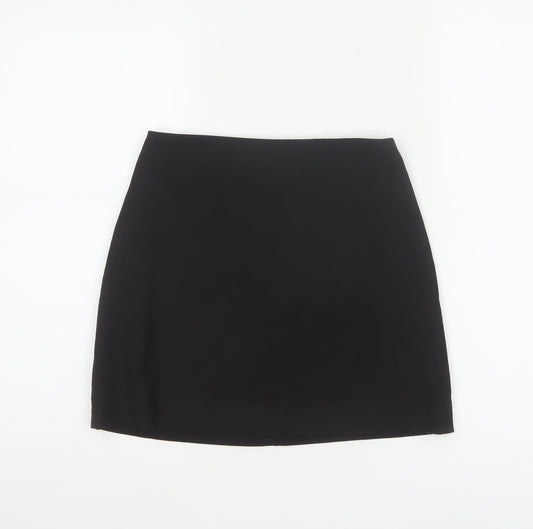 H&M Women’s Black UK 6 Straight Pencil Mini Skirt Lined