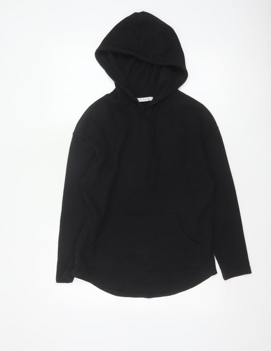 Michelle Keegan Women Black UK 8 Pullover Hoodie Longline Pockets