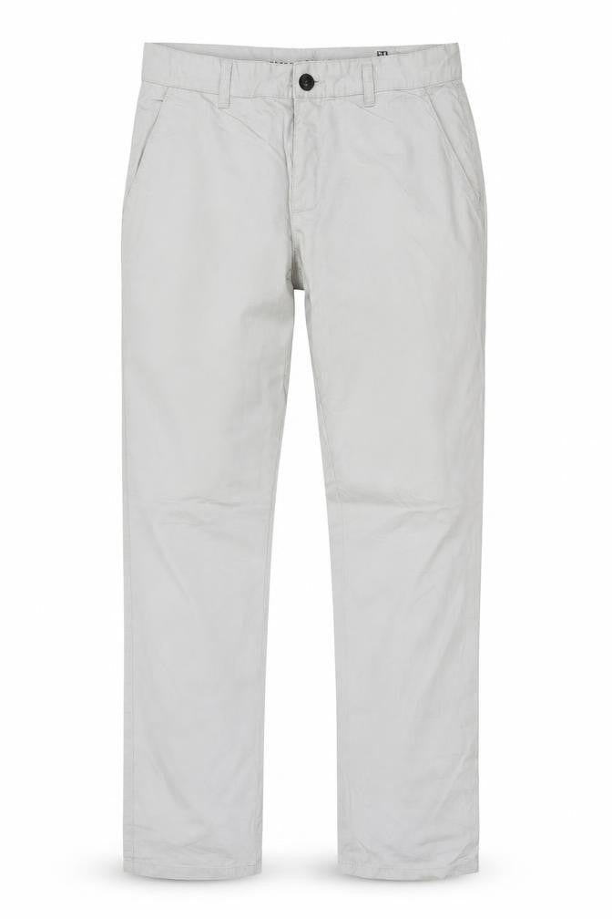 Empire Men’s Ivory Classic Chino Trousers W34 Straight Leg Cotton