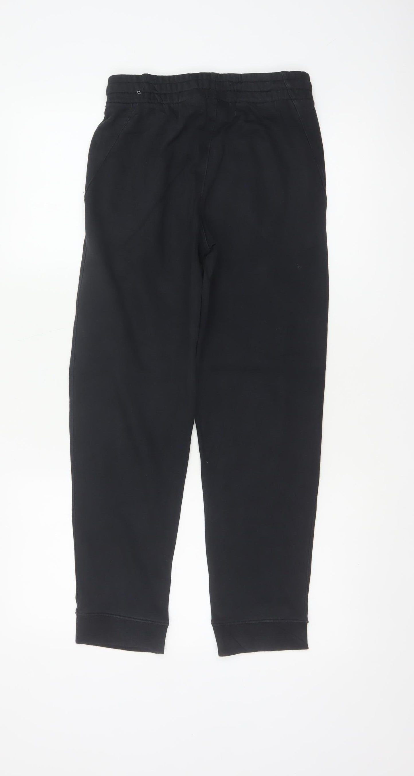 Nike Boys Black Size 158 Jogger Sweatpants Fleece Logo Pockets