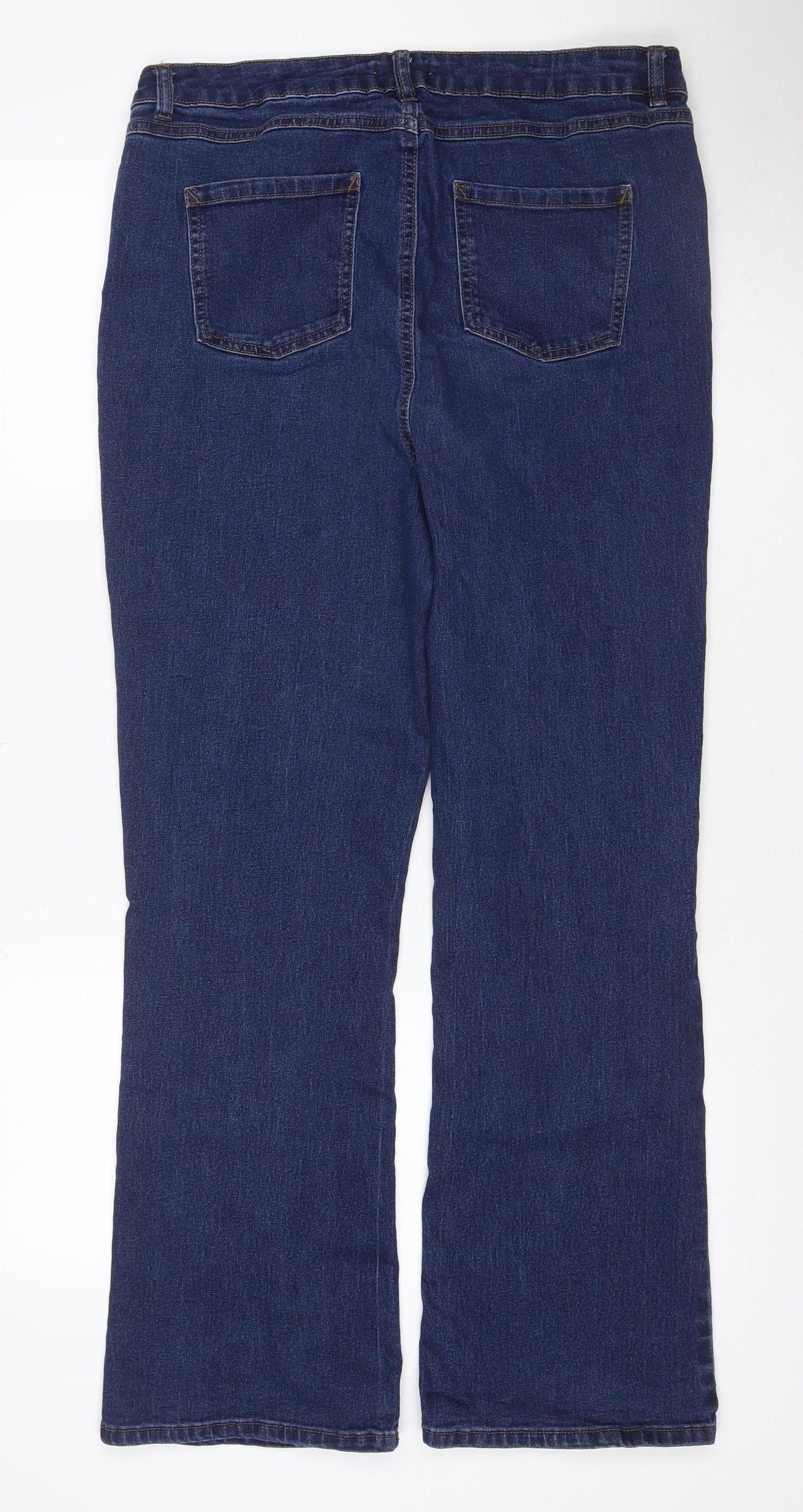 Papaya Women Blue Size 18 Skinny Stretch Jeans 29in Leg