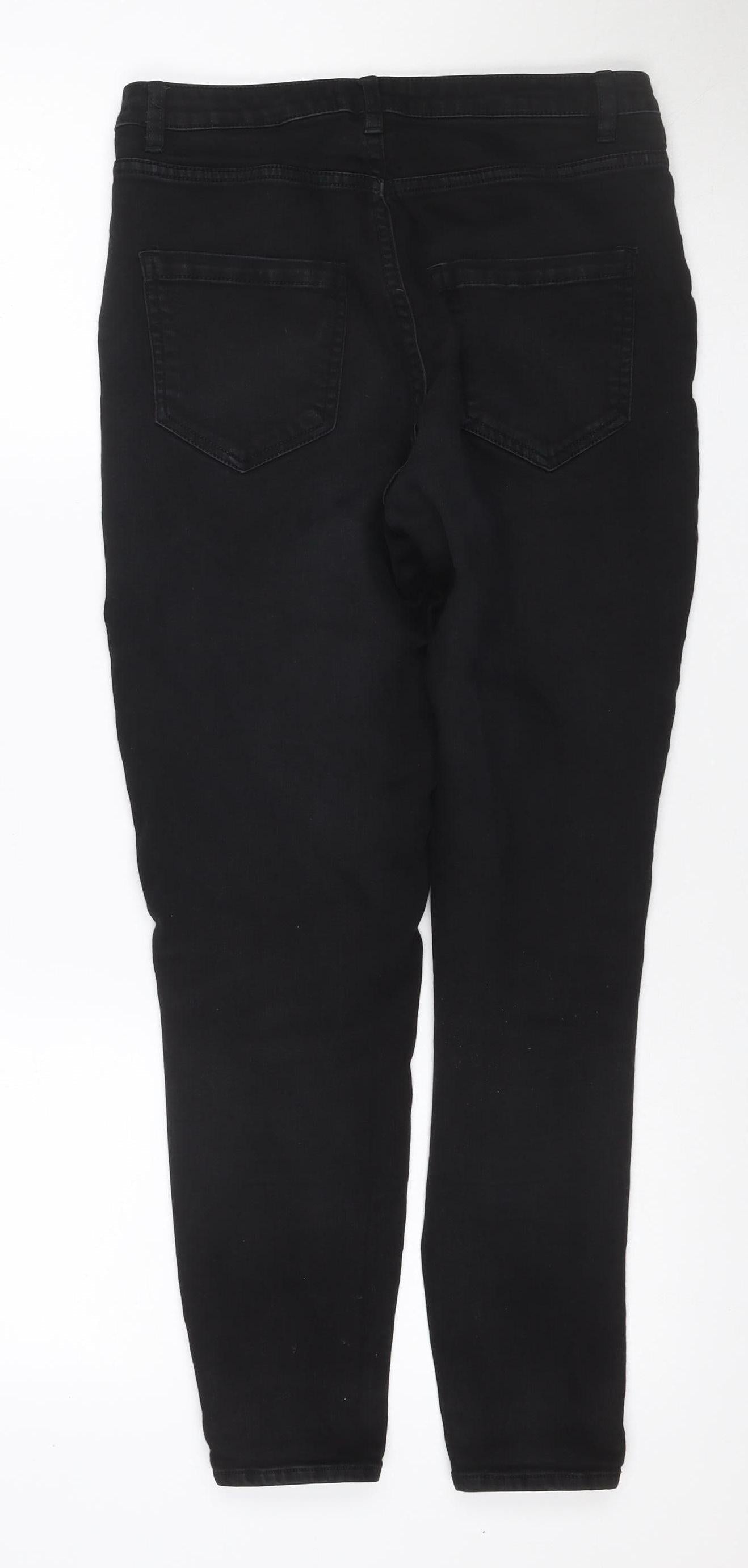 Avenue Denim Women Black UK 8 Skinny Stretch Jeans 5 Pocket