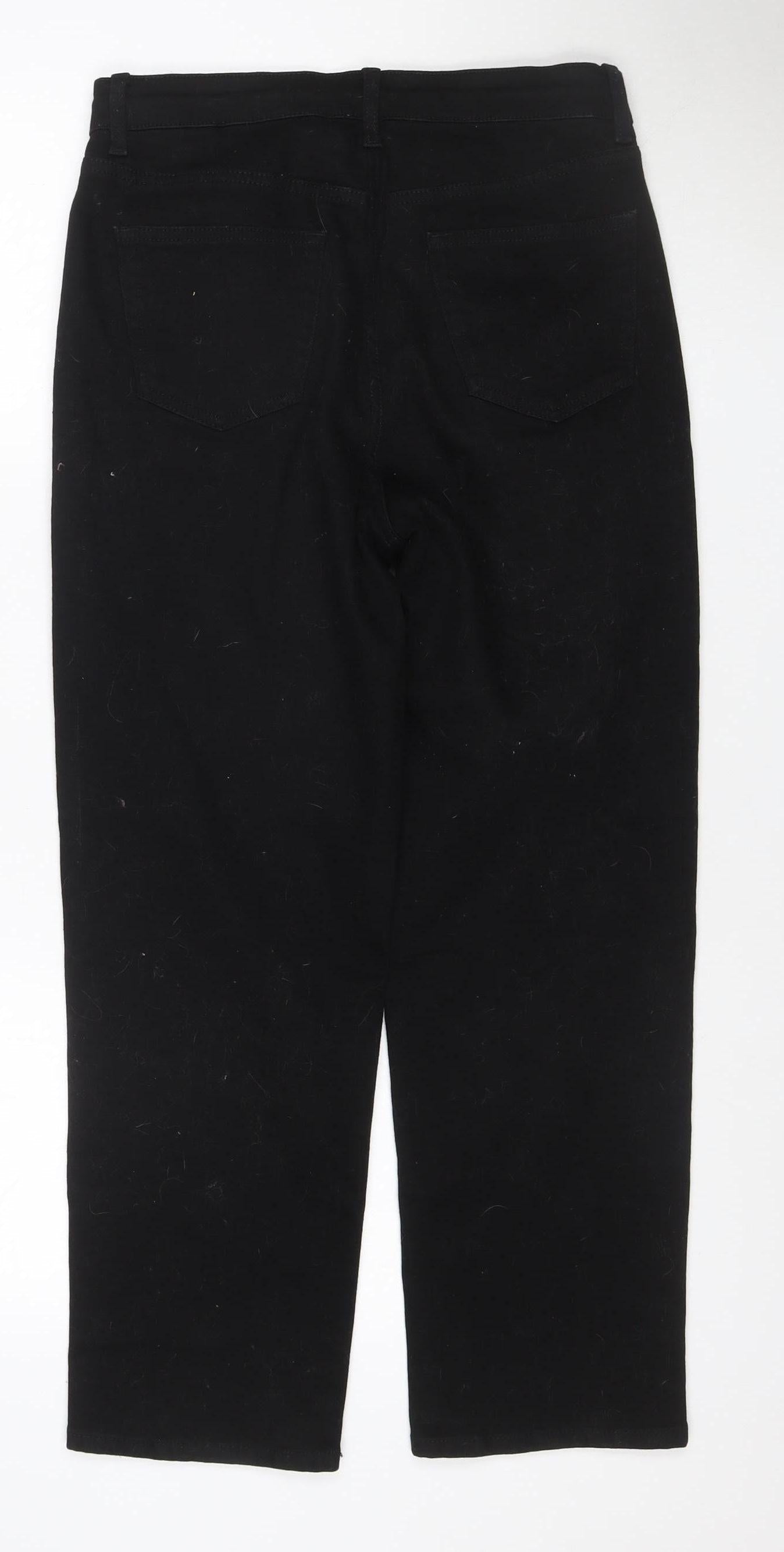 Matalan Women’s Black Size 10 Regular Straight Stretch Jeans