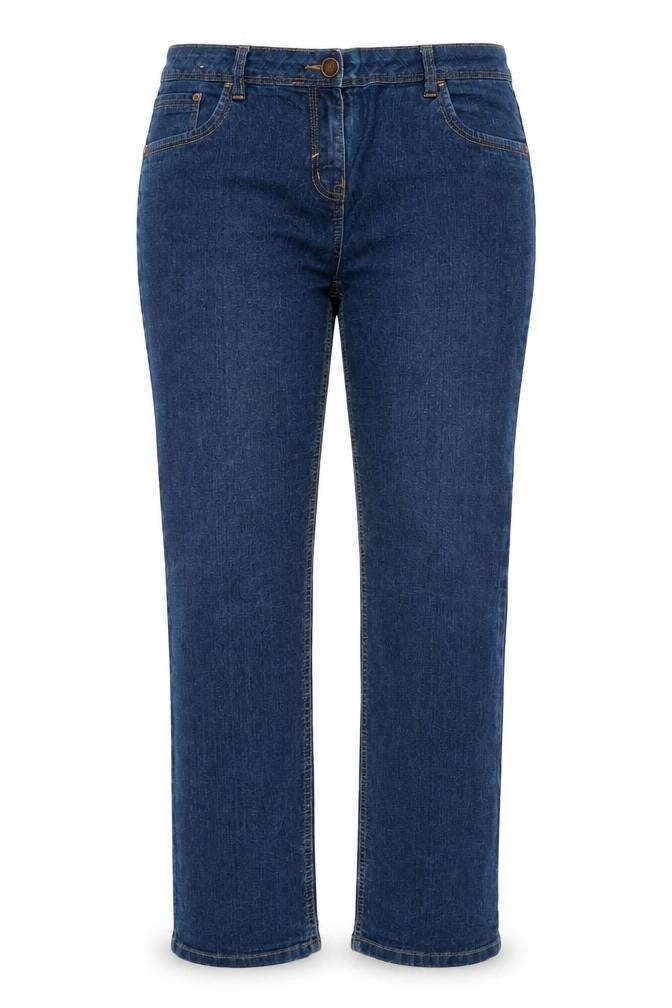 George Women Blue UK 14 Straight Leg Stretch Denim Jeans Regular