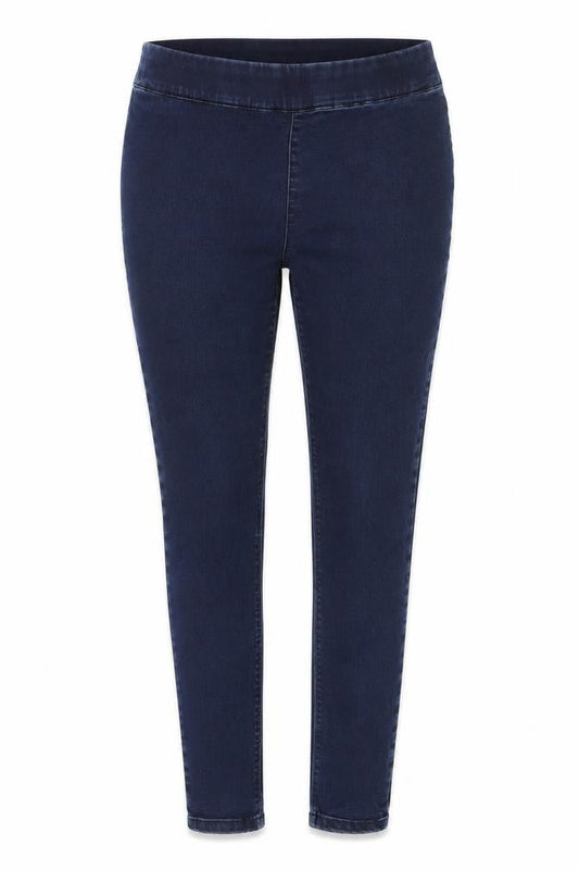 Marks & Spencer Women Blue UK 12 Skinny Stretch Jeggings Dark Wash Denim