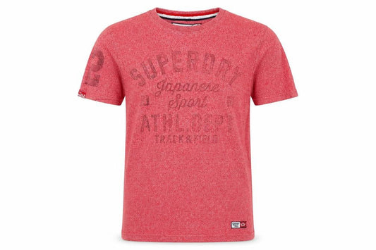 Superdry Men’s Red M Track & Field Graphic Print Crew Neck T-Shirt