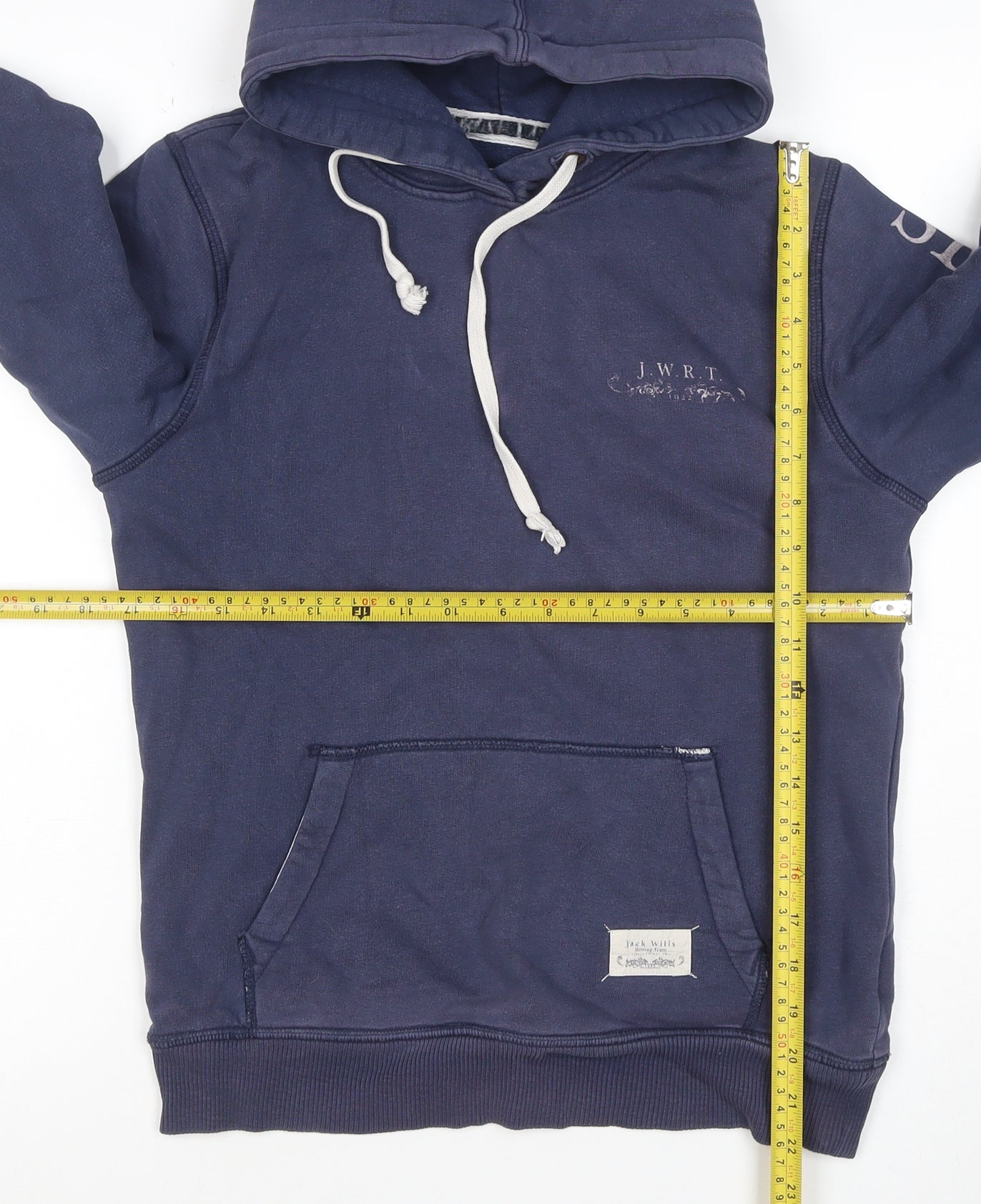 Jack Wills Women’s Blue Size 10 Pullover Hoodie Graphic Logo