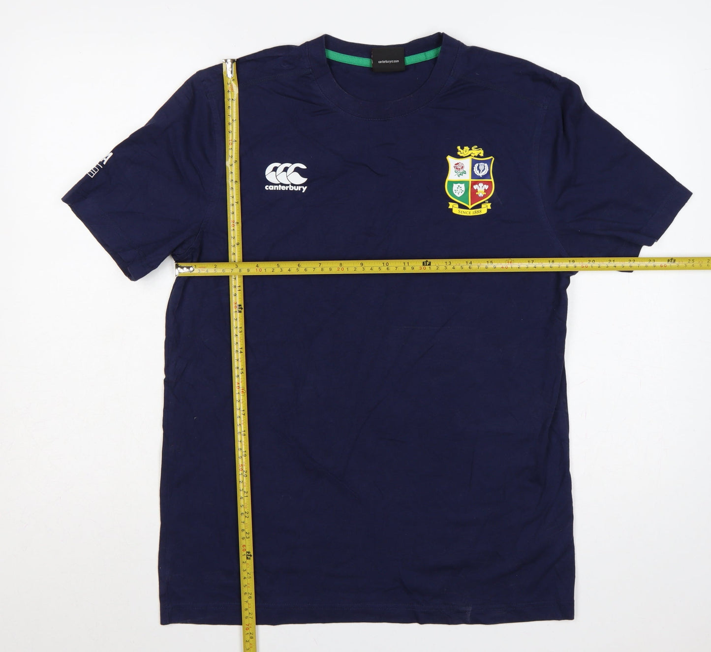 Canterbury Men’s Navy L British & Irish Lions Rugby T-Shirt Crew Neck