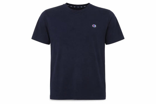 Champion Men’s Blue M Athletic Logo Short Sleeve Crew Neck T-Shirt