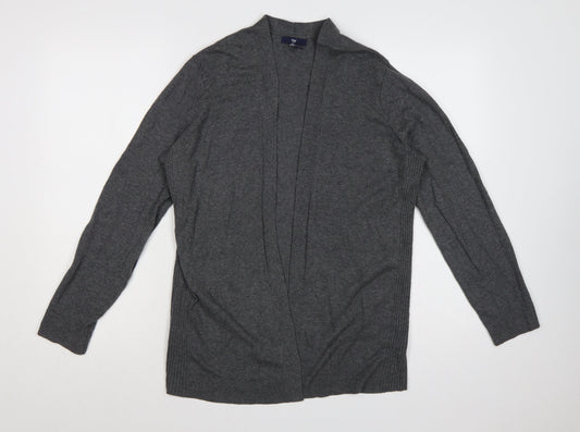 Gap Women’s Grey L Open Knit Longline Cardigan