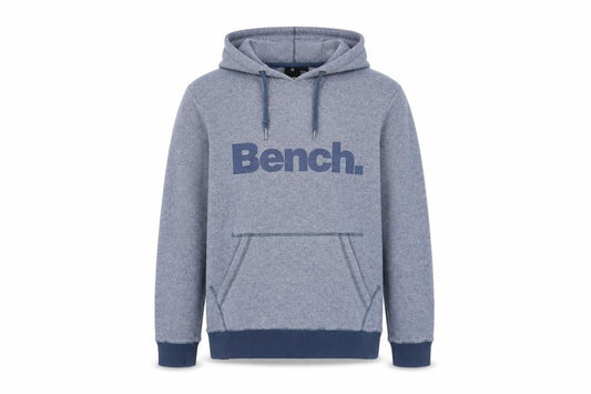 Bench Men’s Blue M Pullover Hoodie Logo Graphic Pocket