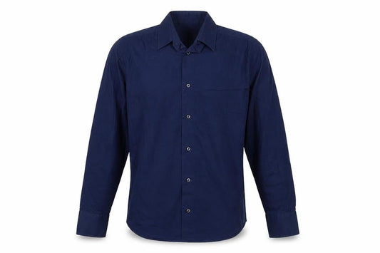 Zara Man Blue M Extra-Slim Fit Long Sleeve Button-Up Shirt