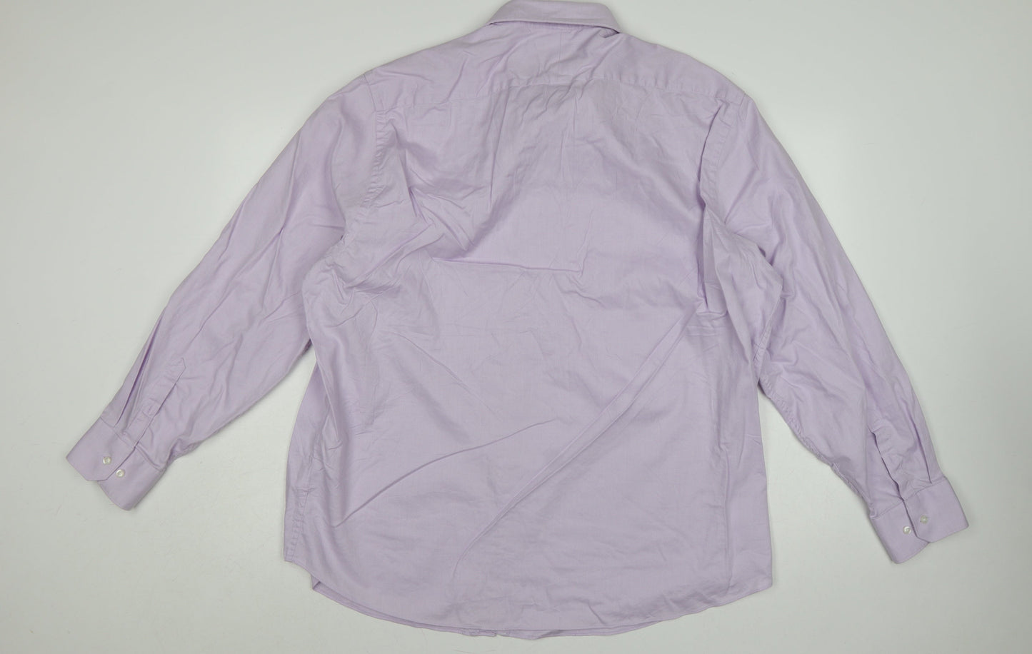 Jeff Banks Men’s Pink 18.5 Tailored Fit Cotton Formal Dress Shirt