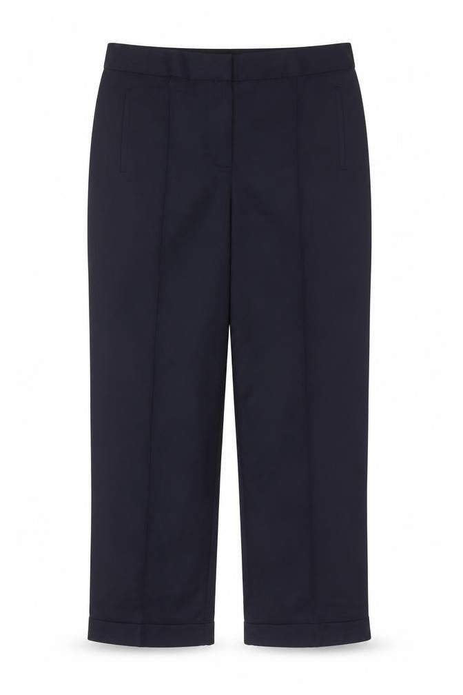 Marks & Spencer Women’s Navy UK 14 Long Tailored Wool Trousers