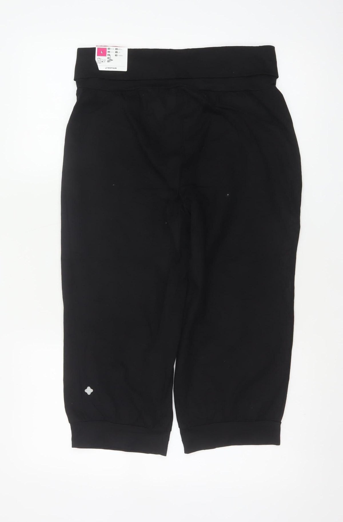 Decathlon Women Black UK 14 Jogger Stretch Activewear Trousers