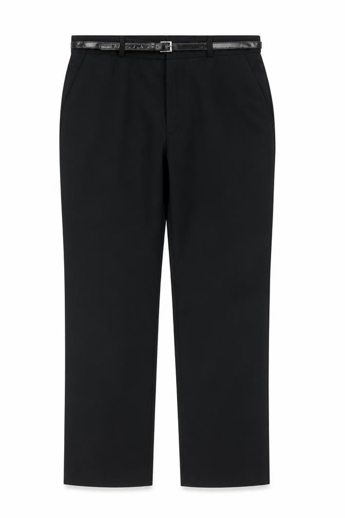Marks & Spencer Boys Black 15-16 Years Dress Pants Super Skinny Stretch