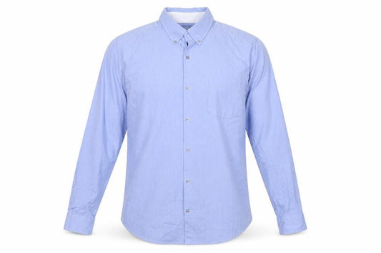 Next Tailoring Men’s Blue XL Slim Fit Button-Down Long Sleeve Shirt