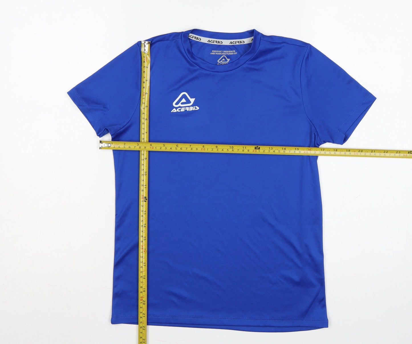 Acerbis Boys Blue XS Jersey Sports T-Shirt Short Sleeve Polyester