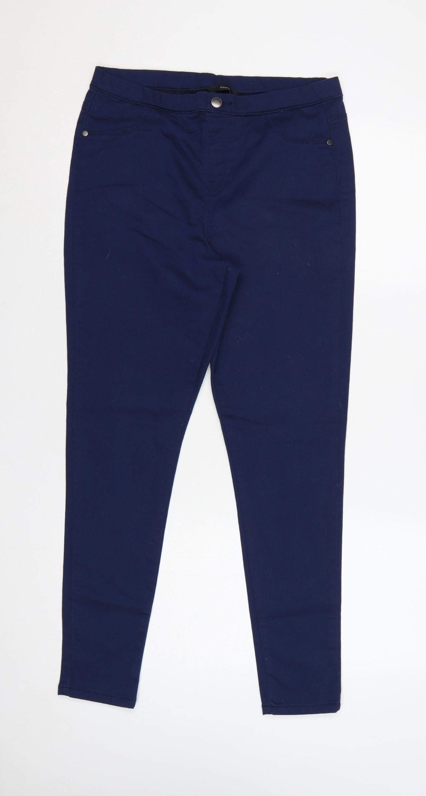 George Women’s Navy Blue UK 12 Skinny Stretch Jeans