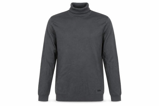 River Island Men's Grey M Roll Neck Knitted Pullover Jumper