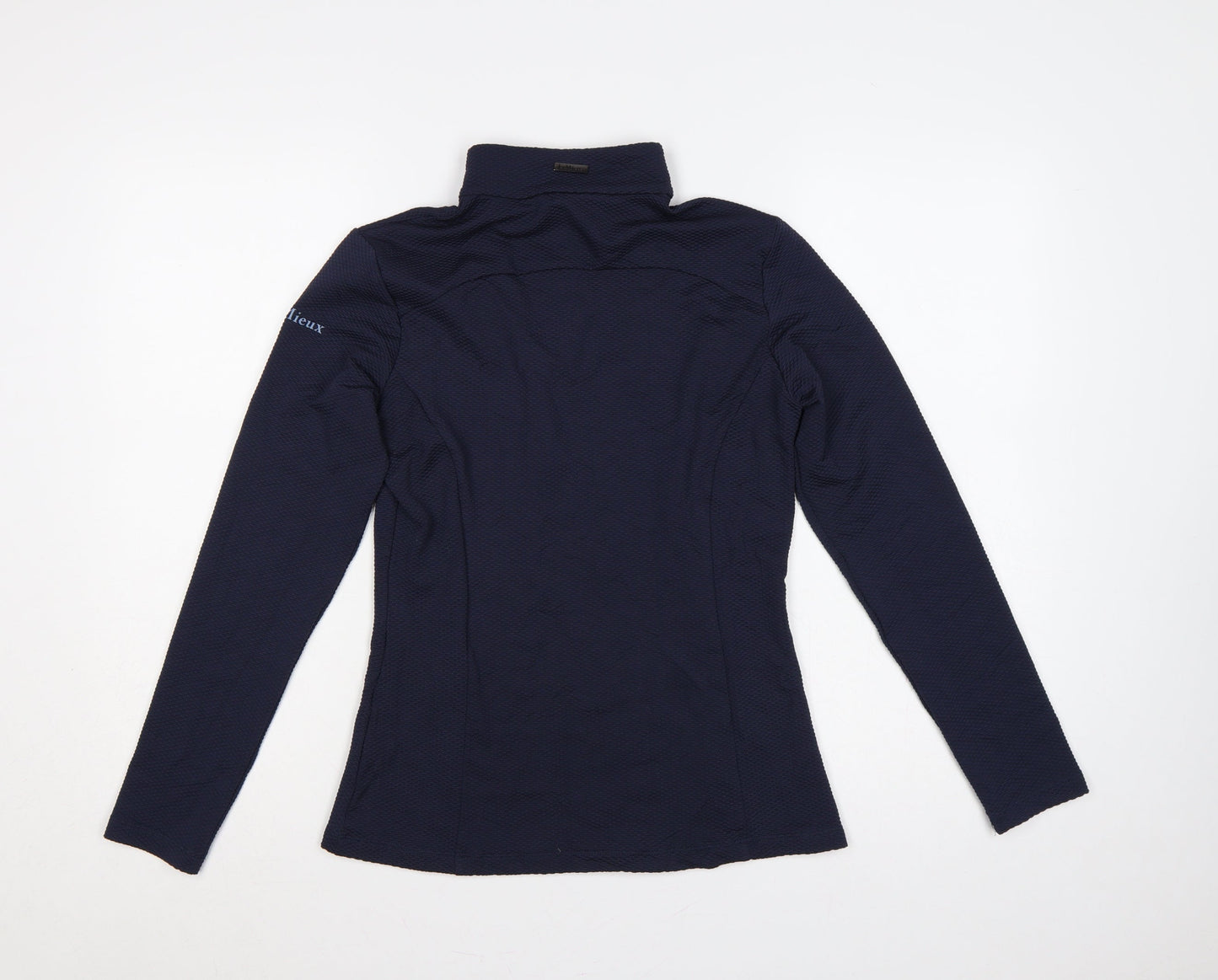 LeMieux Women’s Blue UK 8 Slim 1/2 Zip Long Sleeve Sports Top