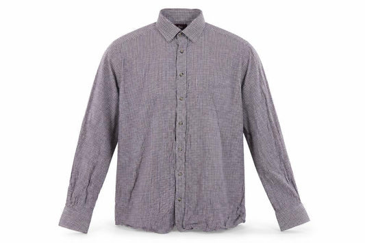 Marks & Spencer Men's Multicolour Check Shirt 16 Slim Fit