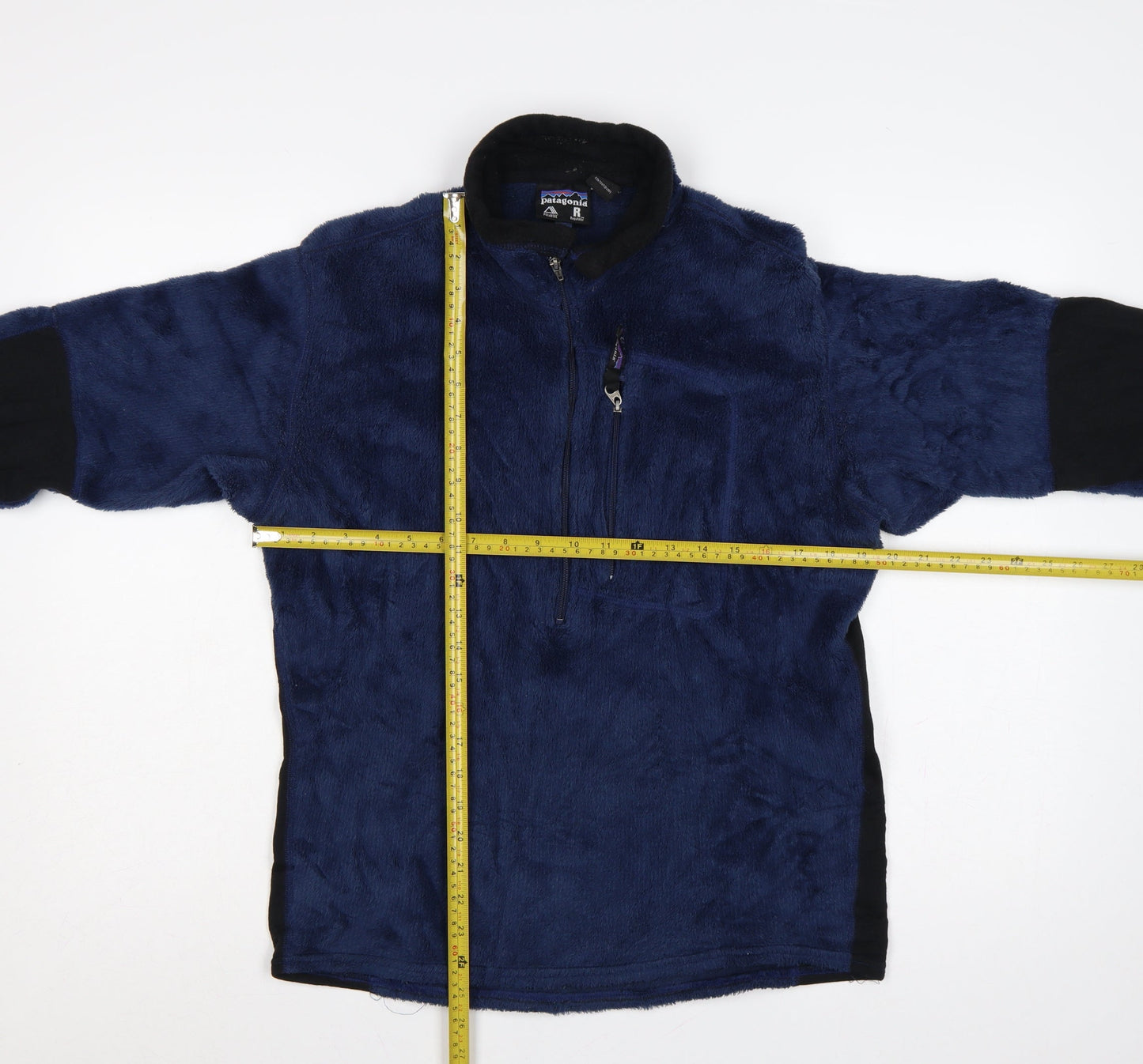 Patagonia Men’s Blue M Polartec 1/4 Zip Fleece Pullover Outdoor