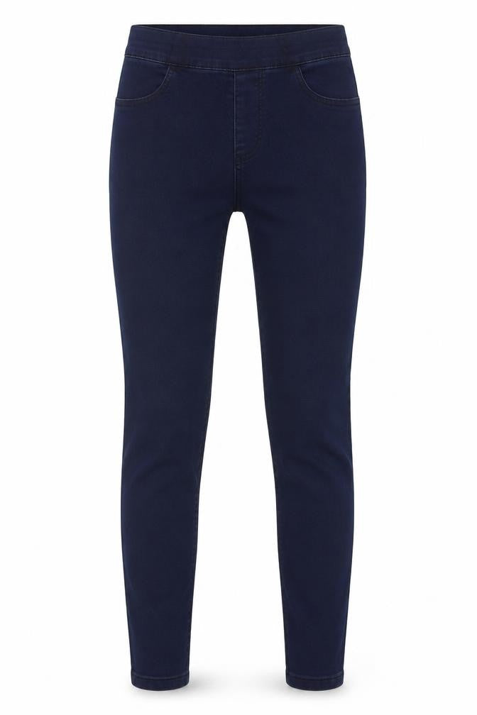 Front view of Denim Co Women's Blue UK 10 Skinny Mid Rise Stretch Jeans