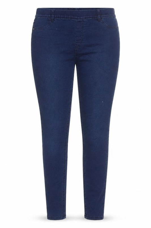 F&F Women's Blue UK 14 Skinny Stretch Denim Jeans Mid Rise