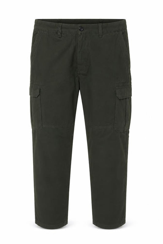 Marks & Spencer Men Green 44 Cargo Trousers 44W 31L Cotton
