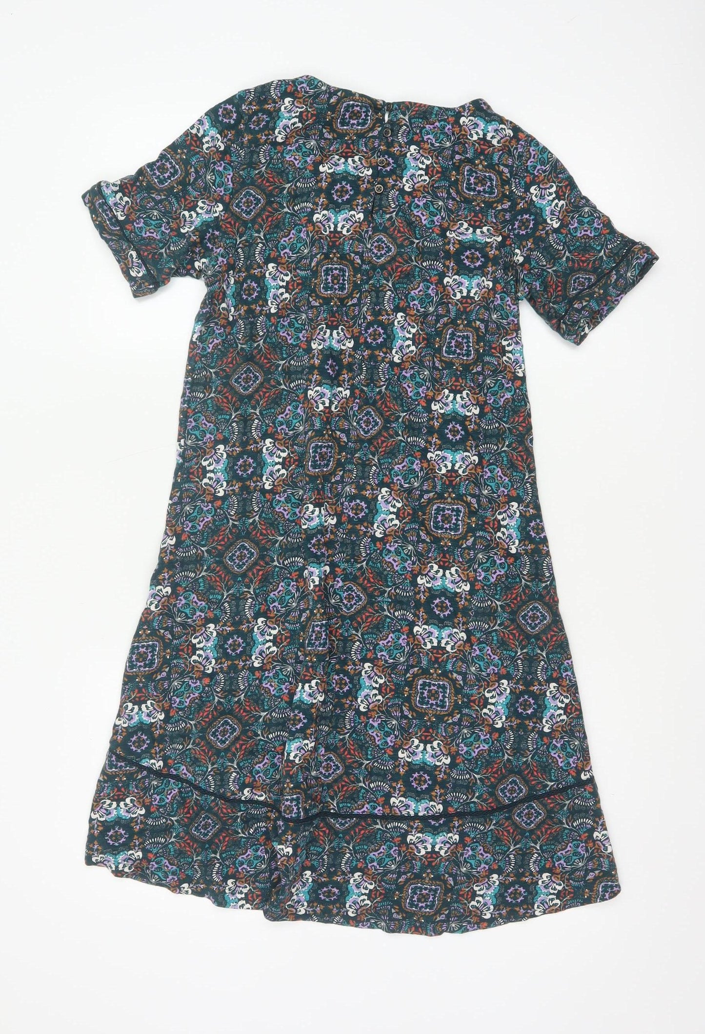 Fat Face Women Multicoloured UK 6 Knee Length Floral A-Line Dress