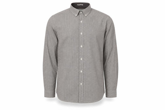 Lakeland Men’s Brown Check Cotton Button-Down Long Sleeve Shirt M