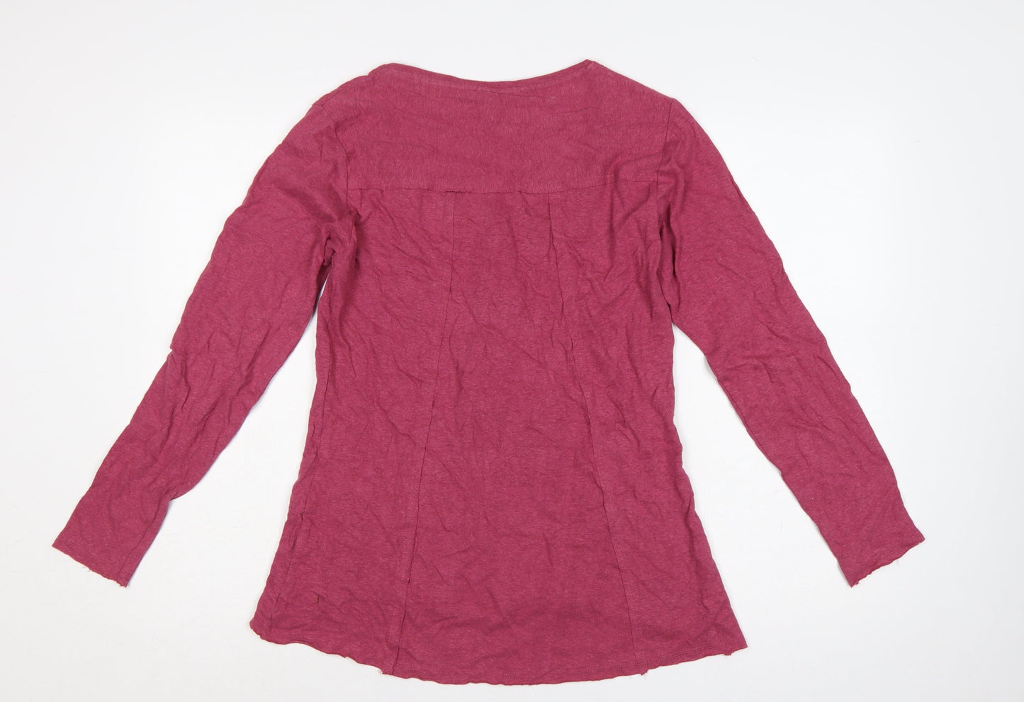 Braintree Women’s Pink UK 8 Hemp Cotton Tunic Button-Up Top