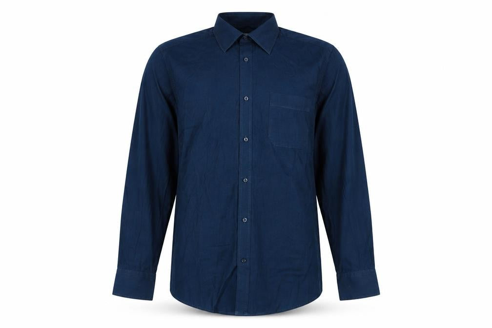 The Collection Debenhams Men’s Blue 16.5 Slim Long Sleeve Button-Up Shirt