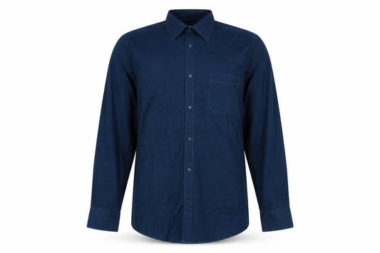 The Collection Debenhams Men’s Blue 16.5 Slim Long Sleeve Button-Up Shirt