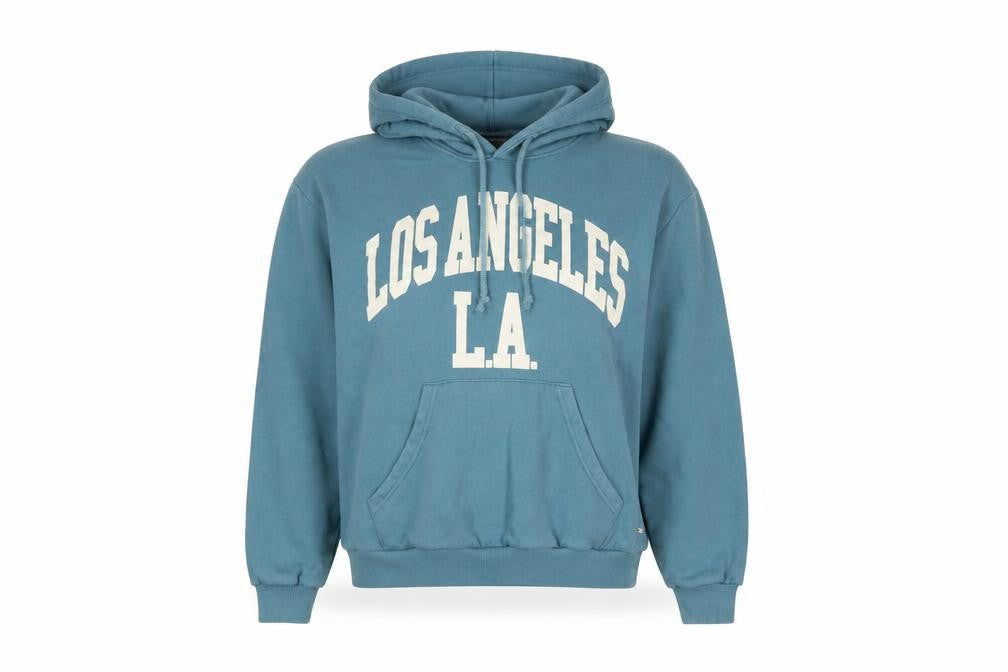 Pull&Bear Womens Blue Los Angeles LA Pullover Hoodie M