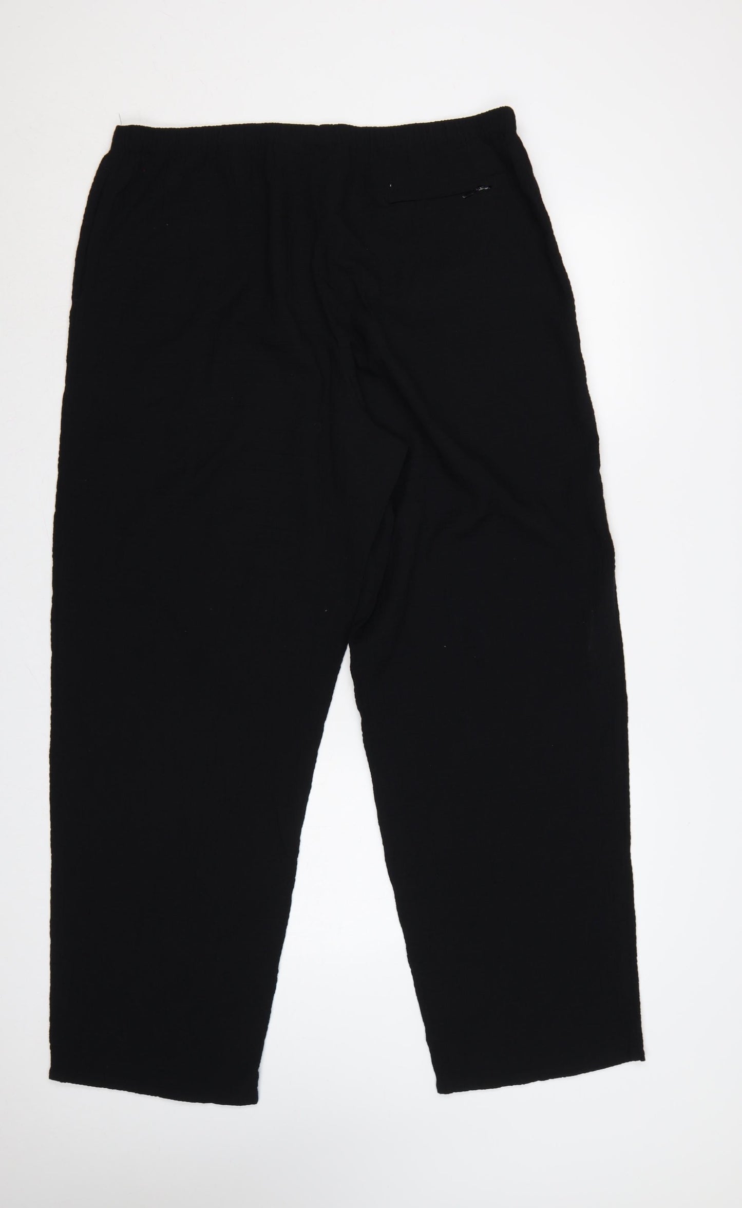 Orvis Women’s Black L Stretch Elastic Waist Straight Trousers