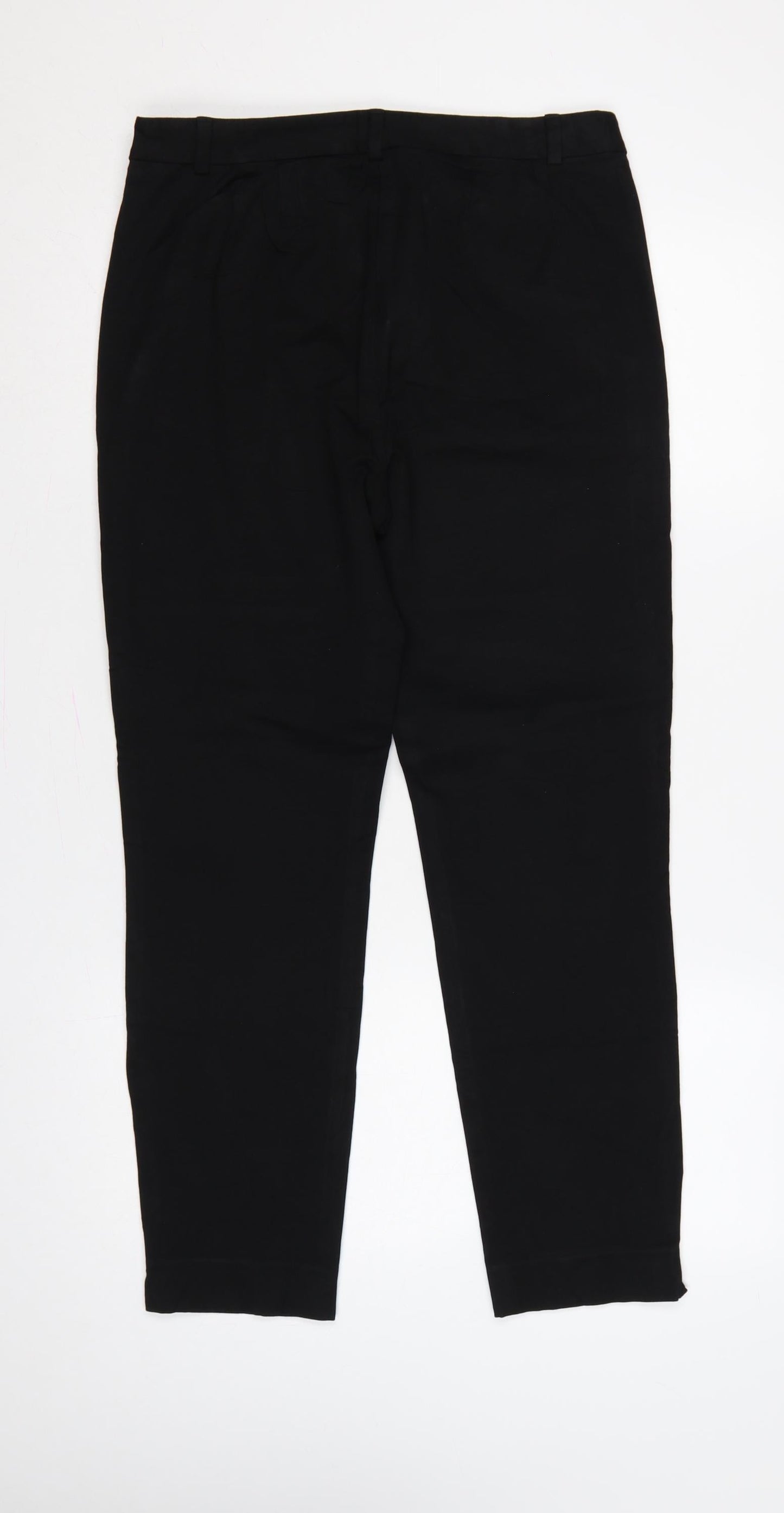 Marks & Spencer Women’s Black UK 12 Long Slim Leg Work Trousers