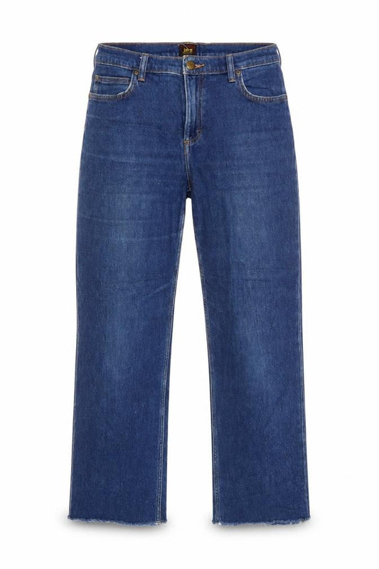 Lee Jane Women’s Blue W30 L35 High Rise Straight Jeans