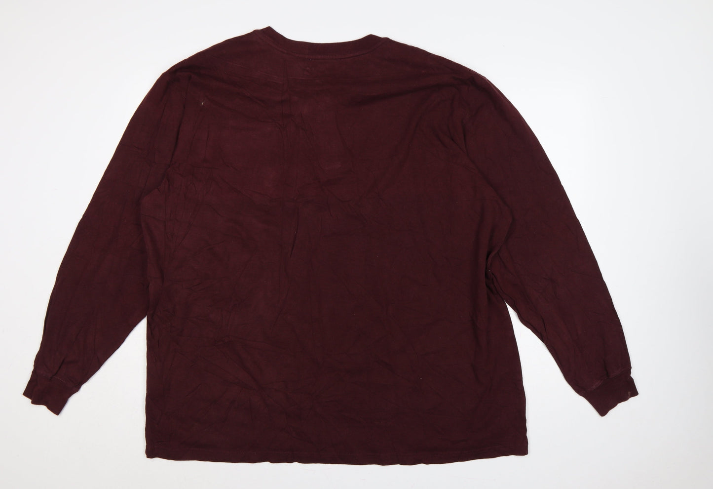 Carhartt Men’s Brown 2XL Original Fit Heavyweight Long Sleeve Henley T-Shirt