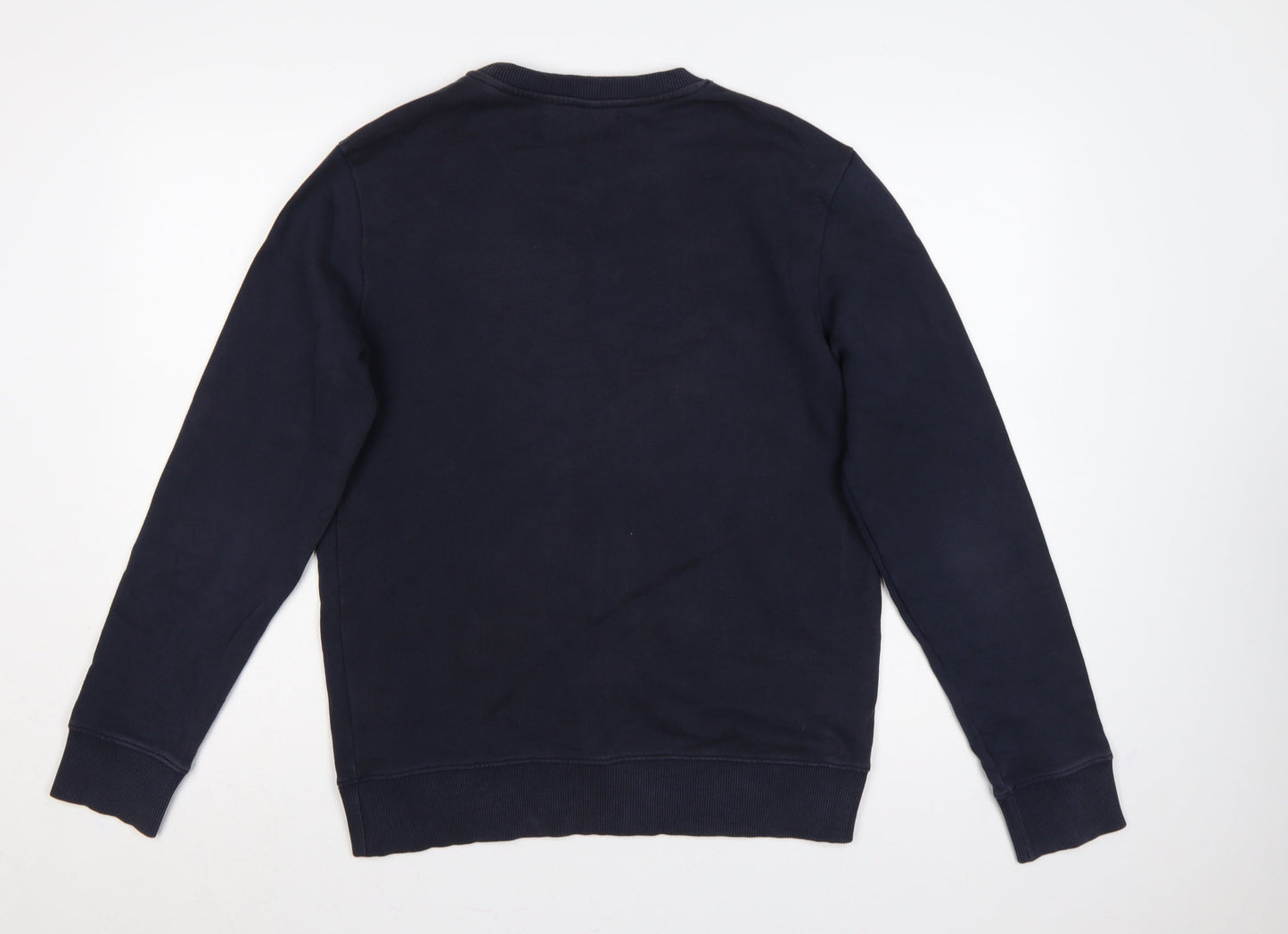 Calvin Klein Jeans Men’s Navy M Logo Graphic Crew Neck Sweatshirt