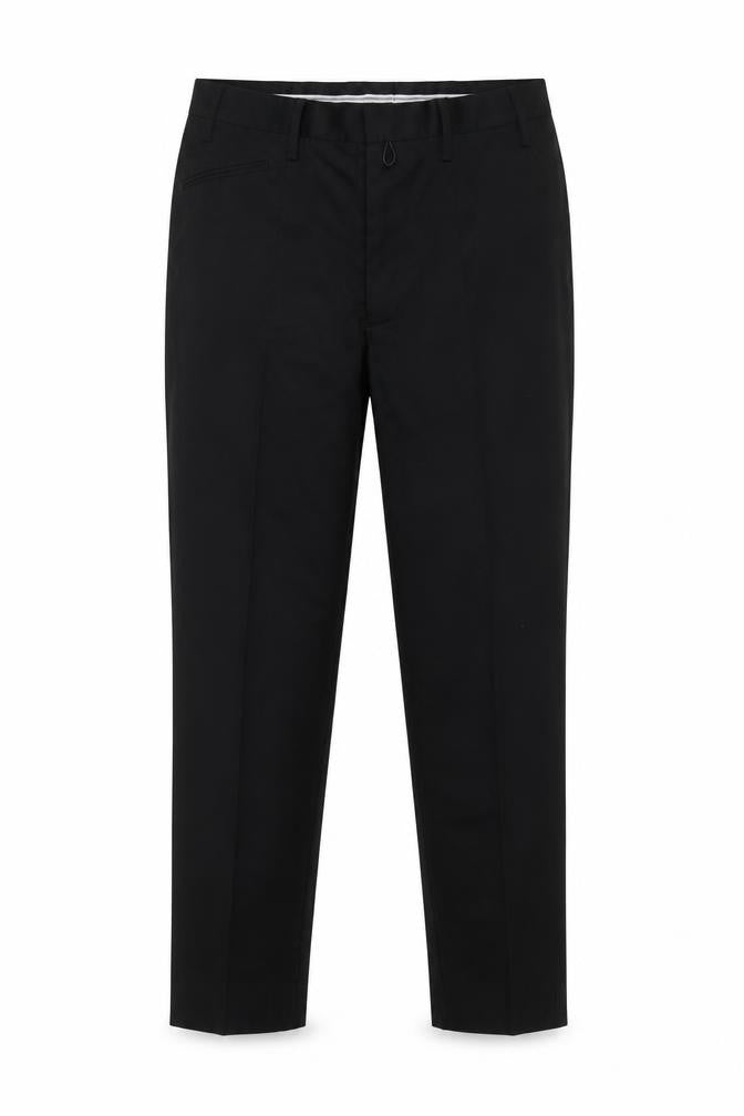 OPGEAR Men's Black 34S Straight Dress Trousers Polyester Cotton