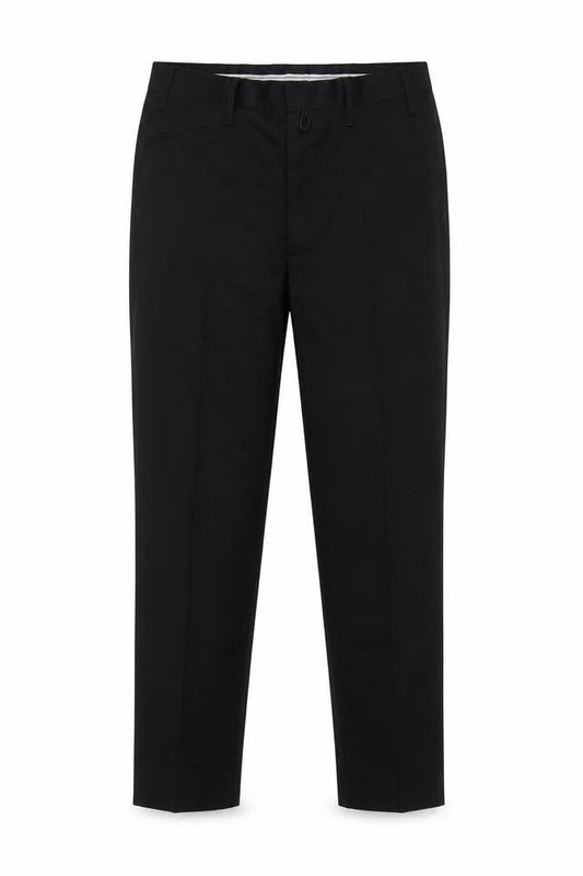OPGEAR Men's Black 34S Straight Dress Trousers Polyester Cotton
