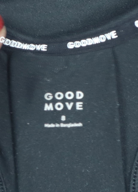 Marks & Spencer Goodmove Women’s Black UK 8 Basic Racerback Gym Tank Top