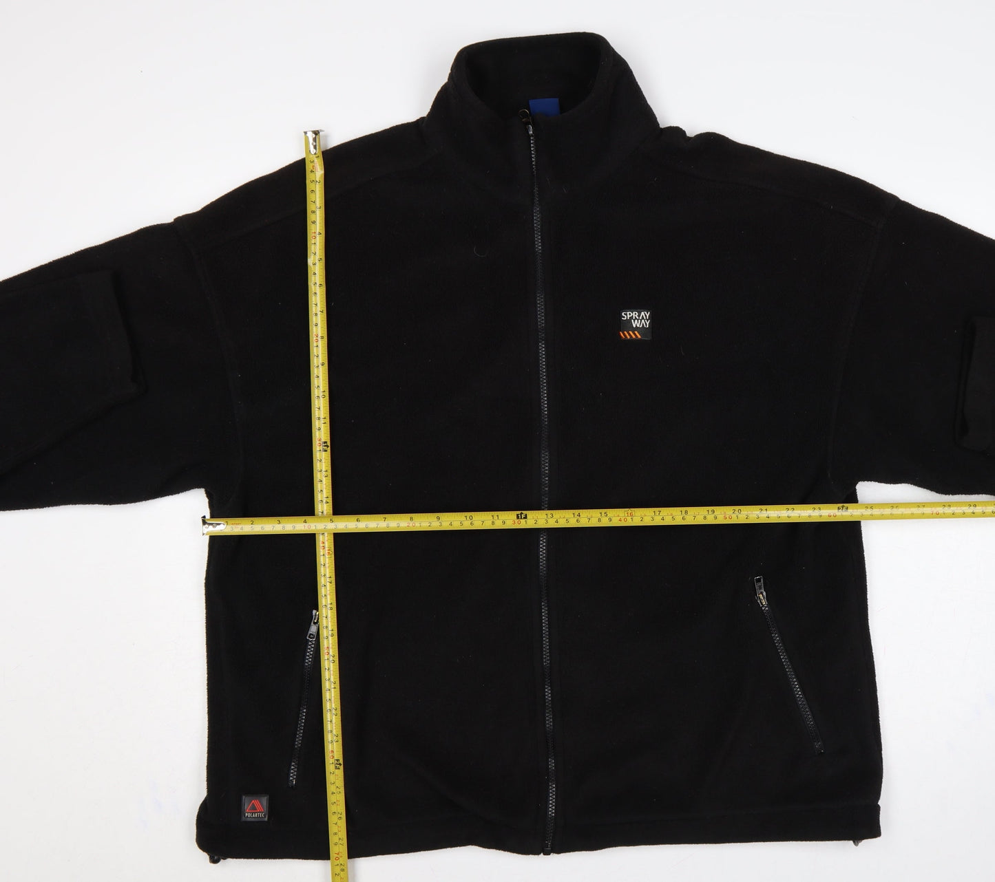 Sprayway Men's Black XL Fleece Full Zip Outdoor Basic Jacket