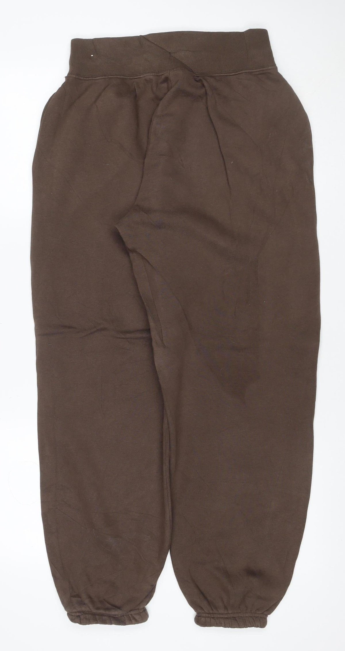 Nike Women Brown XS Jogger Sweatpants Drawstring Logo