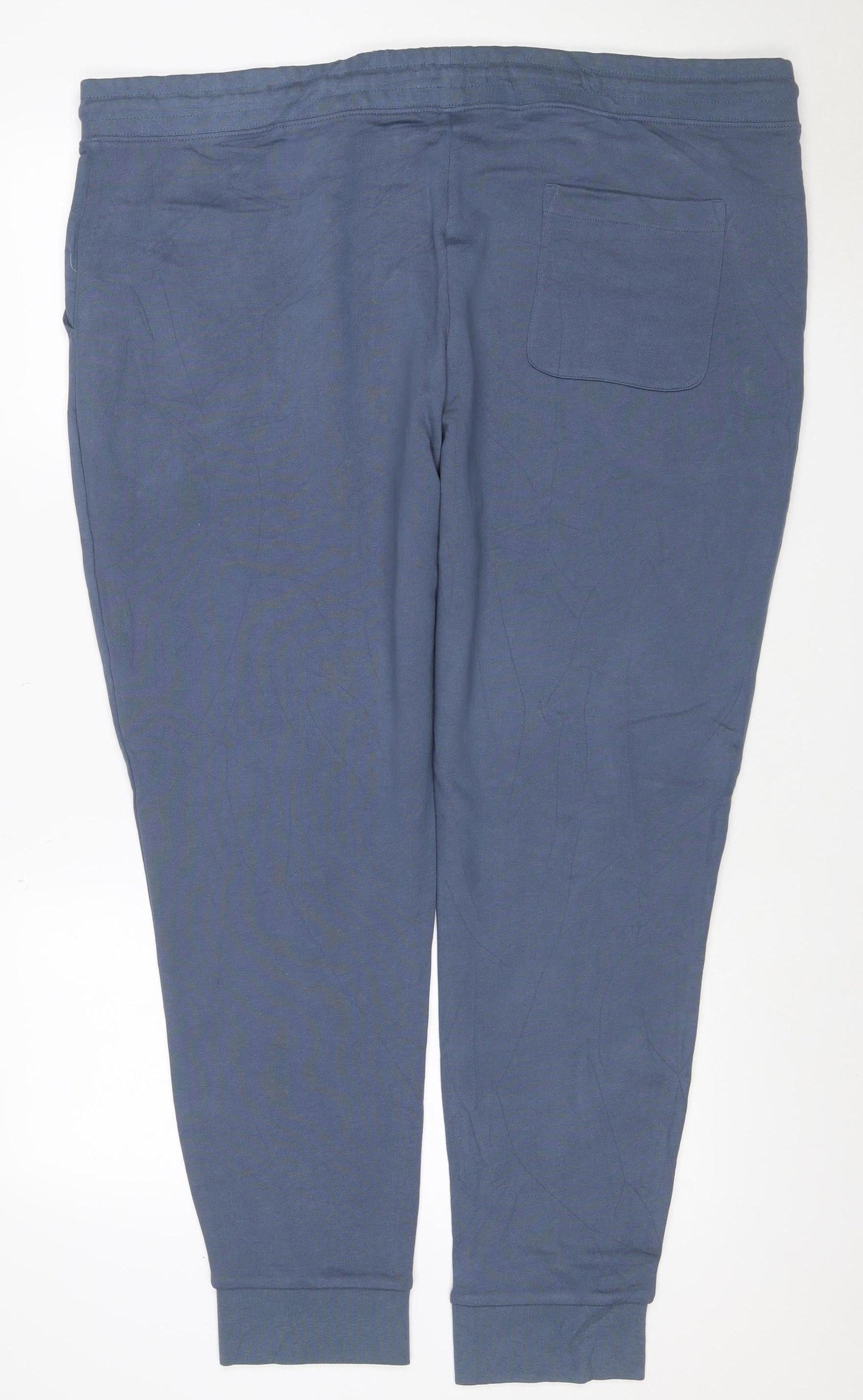 Marks & Spencer Men Blue 3XL Jogger Sweatpants Cotton Drawstring