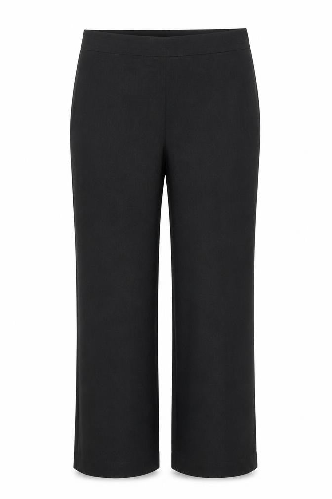 Marks and Spencer Women Black UK 16 Short Straight Leg Work Trousers